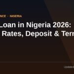 Car loan in Nigeria 2026 guide banner showing real interest rates, deposit and repayment terms