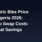 Electric bike price in Nigeria 2026 Spiro swap costs banner