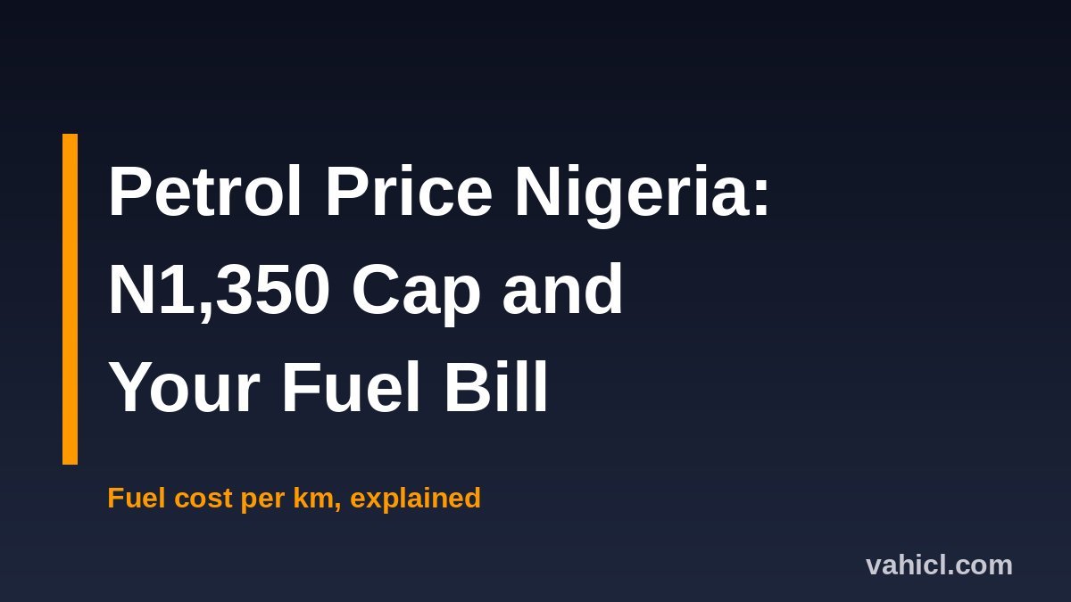 Petrol price in Nigeria and the proposed N1,350 per litre cap banner
