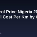 Petrol price Nigeria 2026 fuel cost per km by car banner