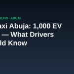 ProTaxi Abuja electric vehicle e-hailing launch banner - what drivers should know